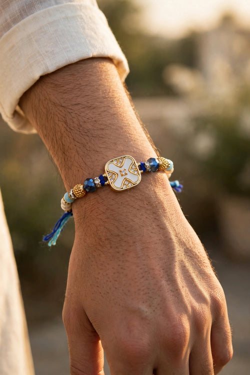 Blue and White Assorted Rakhi