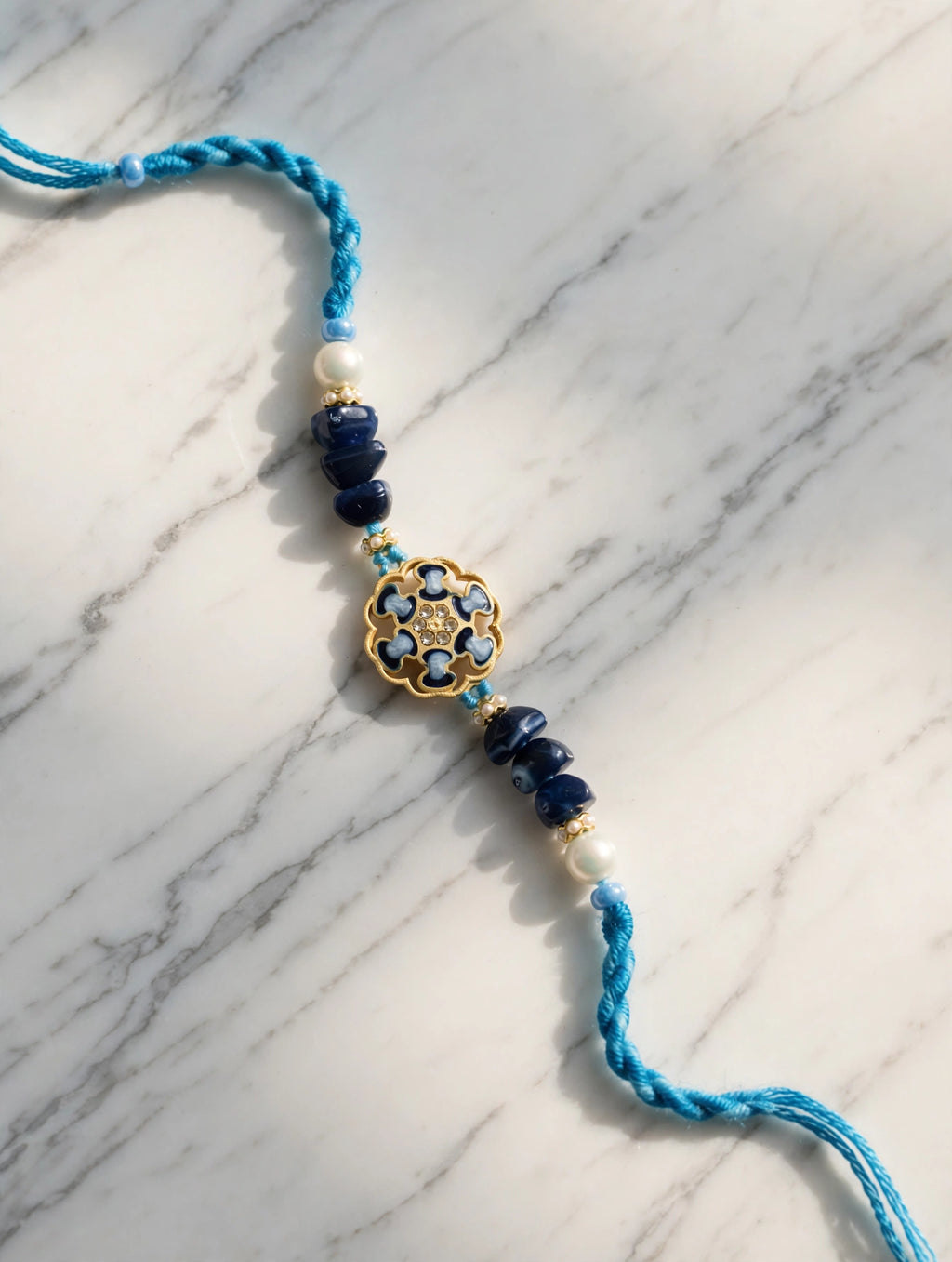 Blue Flower Rakhi