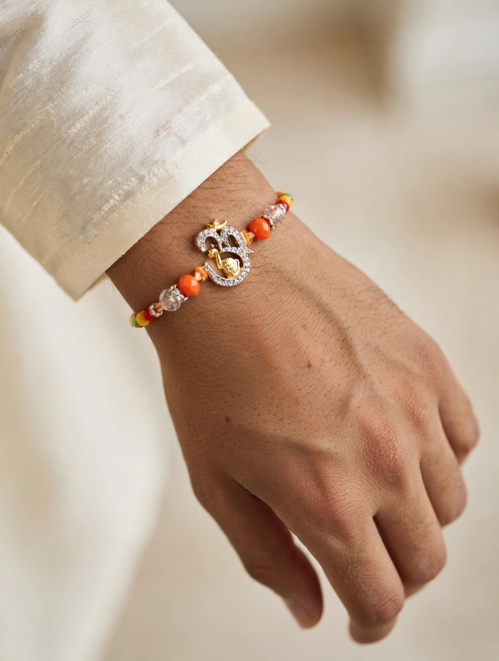 Om Rakhi American Diamond (AD)