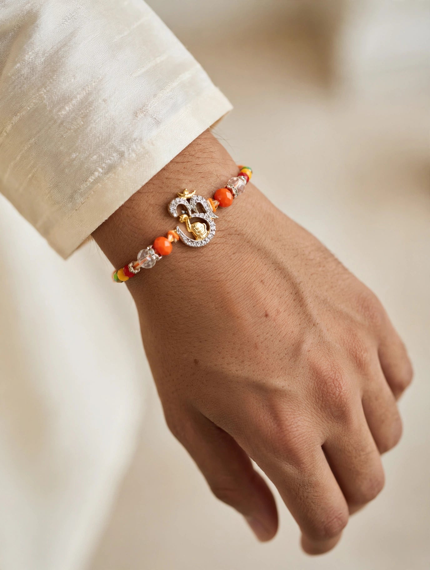 Om Rakhi American Diamond (AD)
